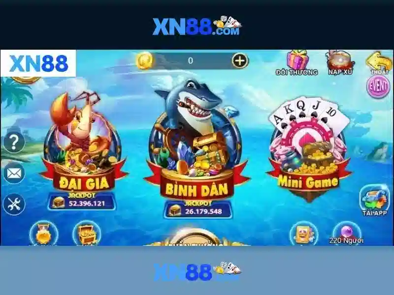 Các trò chơi có sẵn trên xn88